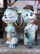 画像1: Vintage Drunken Dogs Salt & Pepper Shakers (B735) (1)