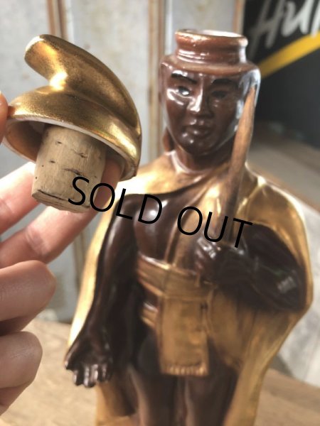 画像7: 70s Vintage Jim Beam Decanter Hawaiian King KAMEHAMEHA (B736) (7)