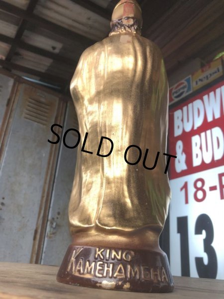 画像5: 70s Vintage Jim Beam Decanter Hawaiian King KAMEHAMEHA (B736) (5)