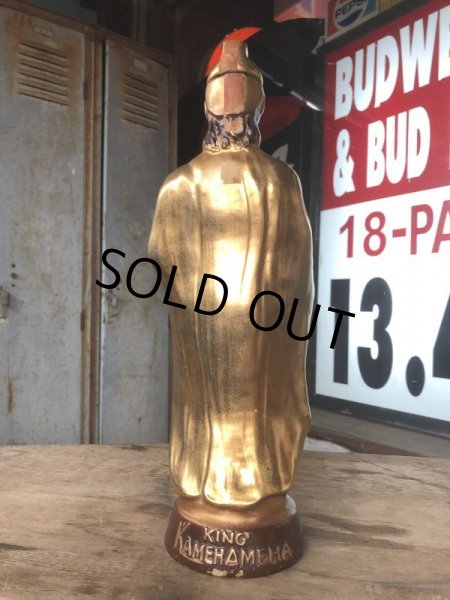 画像4: 70s Vintage Jim Beam Decanter Hawaiian King KAMEHAMEHA (B736) (4)