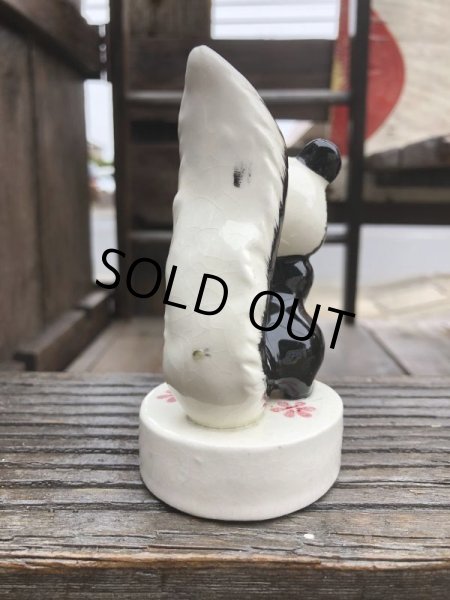 画像4: Vintage 50s JAPAN Ceramic Message Doll WORRY!WORRY! (B740) (4)