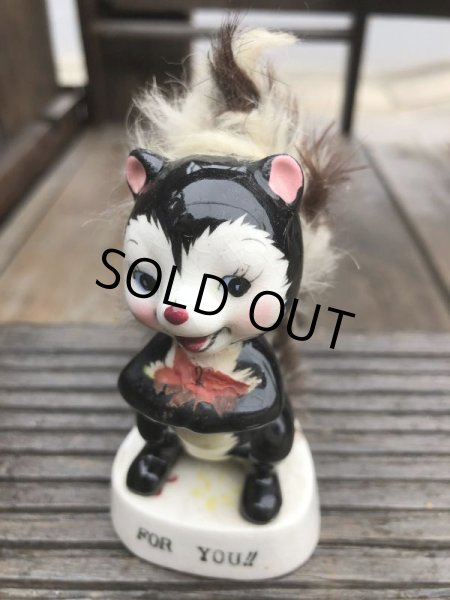 画像8: Vintage 50s JAPAN Ceramic Message Doll FOR YOU!! (B741) (8)