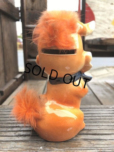 画像4: Vintage 50s JAPAN Ceramic Coin Bank Bunny (B737) (4)