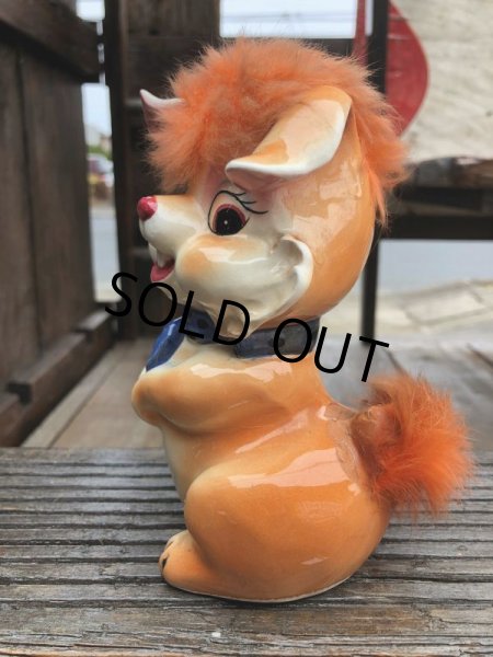 画像3: Vintage 50s JAPAN Ceramic Coin Bank Bunny (B737) (3)