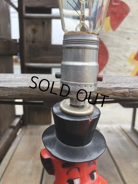 画像7: 60s Vintage Hanna Barbera Huckleberry Hound Room Lamp (B742) (7)