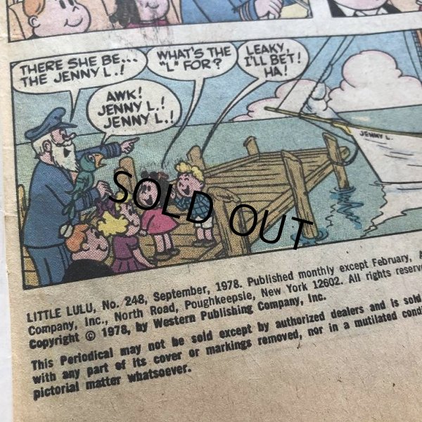画像2: 70s Vintage GOLD KEY Little Lulu Comic (B747)  (2)