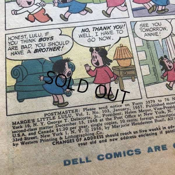 画像2: 50s Vintage DELL Little Lulu Comic (B750)  (2)