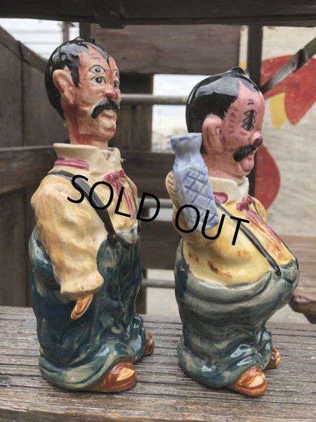 画像10: Vintage Drunk 6 Eyes Decanter Bottle (B745) (10)