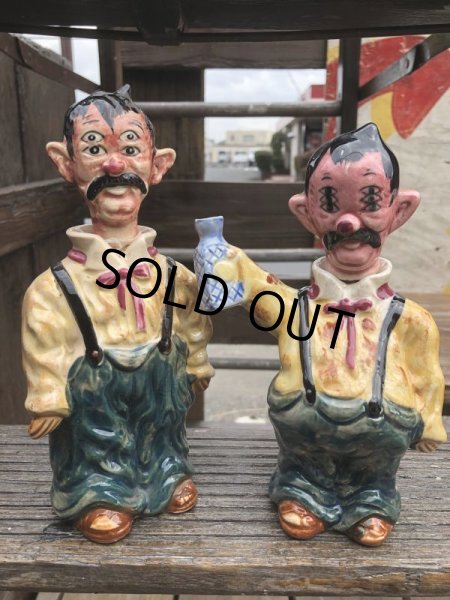 画像11: Vintage Drunk 6 Eyes Decanter Bottle (B745) (11)