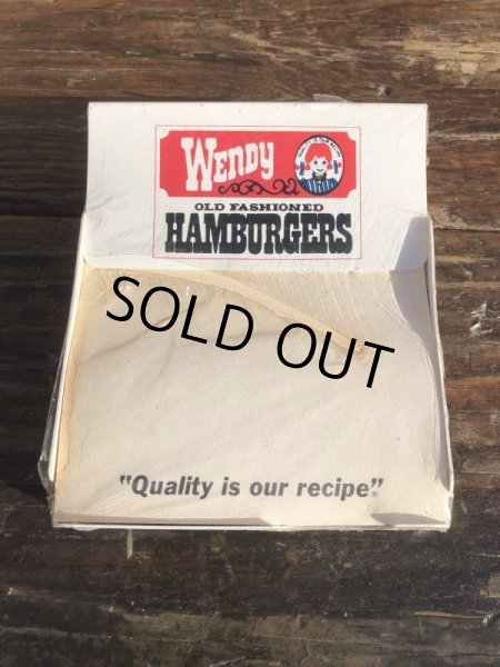 画像7: Vintage Wendy's Note Cube w/Holder (B752) (7)