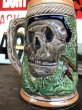 画像8: 60s Vintage Six Flags Over Texas Skull Ceramic Stein Jug (B753) (8)