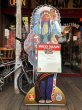 画像14: 【店舗引き取り限定】Vintage Red Man Chewing Tobacco Store Display Cardboard Sign (B754)  (14)