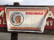 画像12: Vintage Red Man Chewing Tobacco Store Display Banner Sign (B755)  (12)
