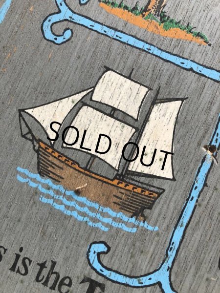 画像7: Vintage Old Crow Bourbon Whiskey Wooden Plaque Sign (B756) (7)