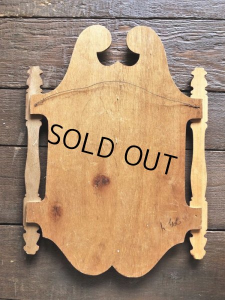 画像12: Vintage Old Crow Bourbon Whiskey Wooden Plaque Sign (B756) (12)