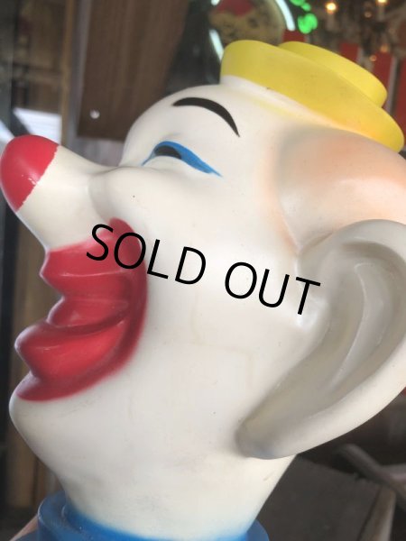 画像10: Vintage Clown Vinyl Coin Bank (B759) (10)