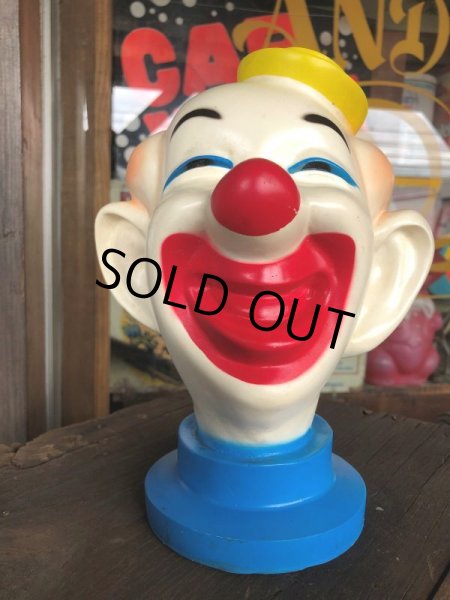 画像4: Vintage Clown Vinyl Coin Bank (B759) (4)