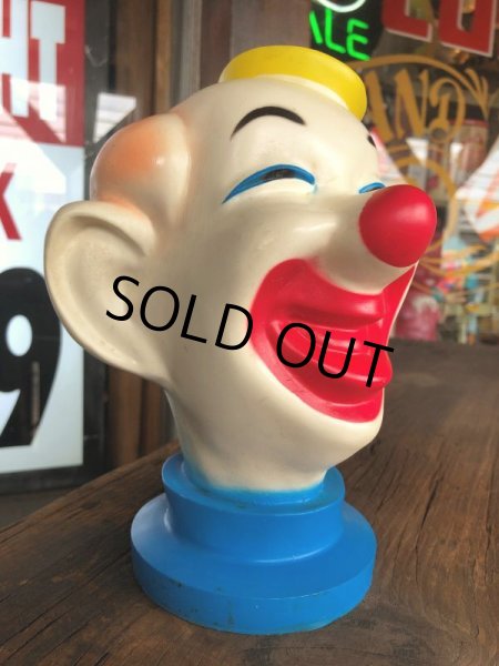 画像3: Vintage Clown Vinyl Coin Bank (B759) (3)
