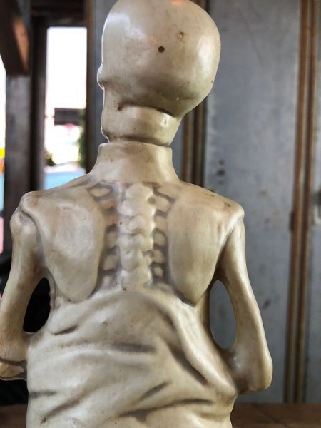 画像13: Vintage Skull Porcelain Decanter Bottle (B760) (13)