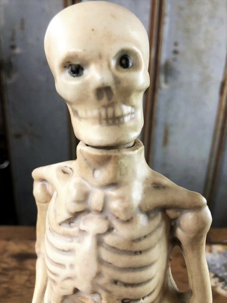 画像14: Vintage Skull Porcelain Decanter Bottle (B760) (14)