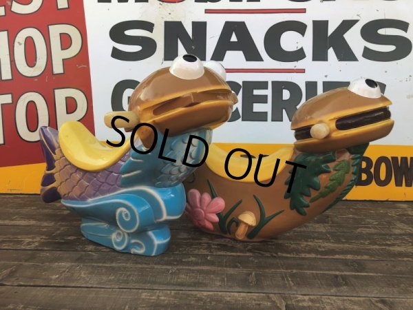 画像15: 70s Vintage McDonald Playground Ride-on Hamburger Filet O Fish (B762) (15)