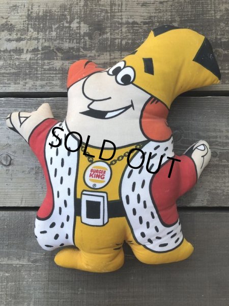 画像2: 70s Vintage Burger King Cloth Rag Pillow Doll (B757) (2)