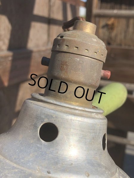 画像10: Vintage Industrial Aluminum Wood Handle Spot Light (B760) (10)