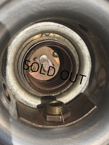 画像9: Vintage Industrial Aluminum Wood Handle Spot Light (B759) (9)