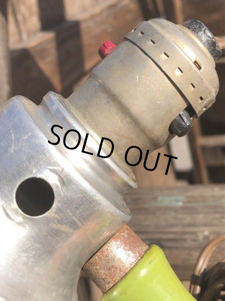 画像10: Vintage Industrial Aluminum Wood Handle Spot Light (B759) (10)