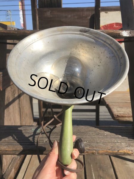 画像6: Vintage Industrial Aluminum Wood Handle Spot Light (B760) (6)