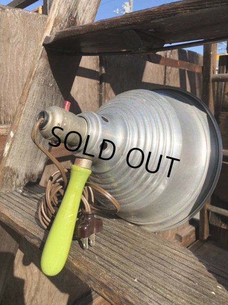 画像5: Vintage Industrial Aluminum Wood Handle Spot Light (B759) (5)