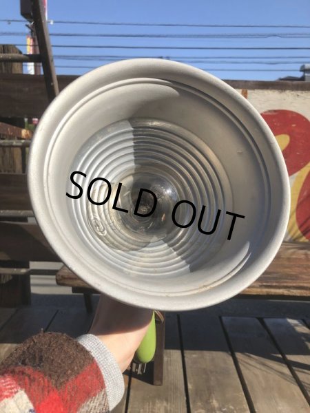 画像3: Vintage Industrial Aluminum Wood Handle Spot Light (B759) (3)