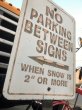 画像10: Vintage U.S.A Original NO PARKING Stand Sign (B761)  (10)