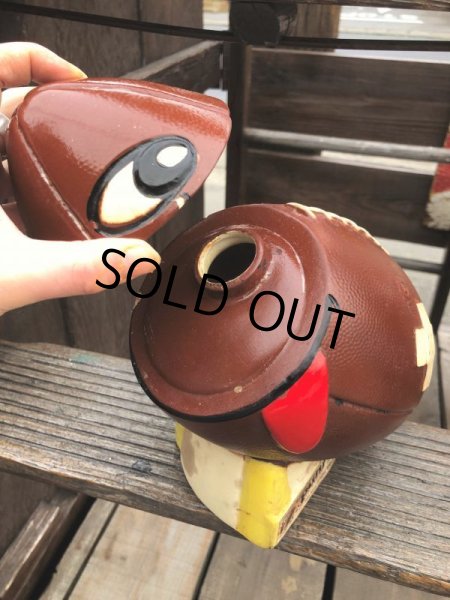 画像8: 70s Vintage Trojan Super Sports Series Football Decanter (B764) (8)