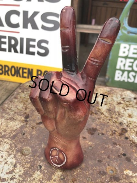 画像5: Vintage PEACE HAND Statue (B769)  (5)