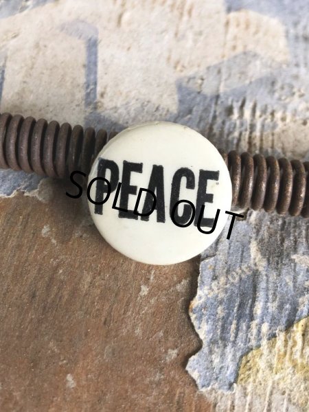 画像1: Vintage Badge PEACE (B772)  (1)