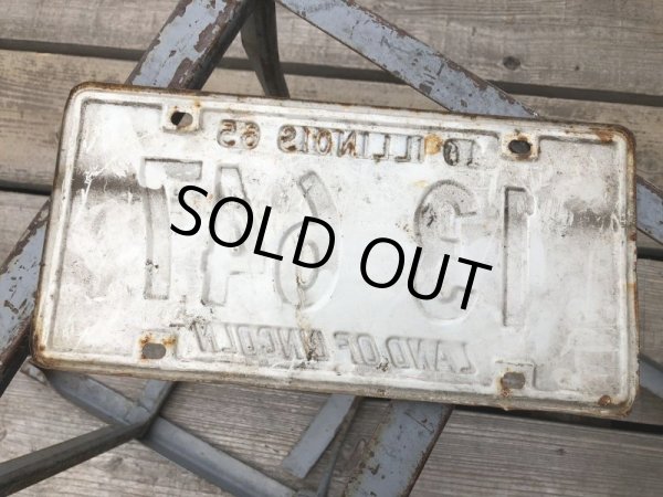 画像2: 60s Vintage American License Number Plate 1965 13 647 (B809)  (2)