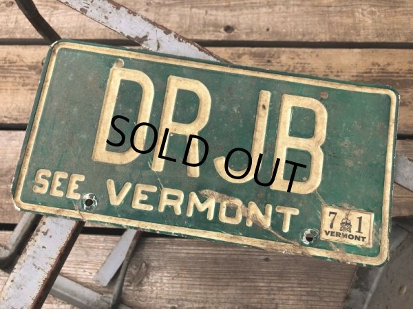 画像1: Vintage American License Number Plate DRJB (B774)  (1)