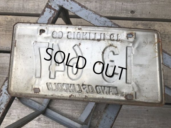 画像2: 60s Vintage American License Number Plate 1969 13 647 (B810)  (2)