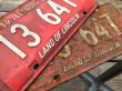 画像2: 60s Vintage American License Number Plate 1961 13 647 (B814)  (2)