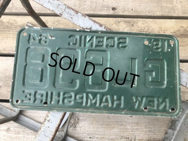 画像2: 60s Vintage American License Number Plate GL 698 (B785)  (2)