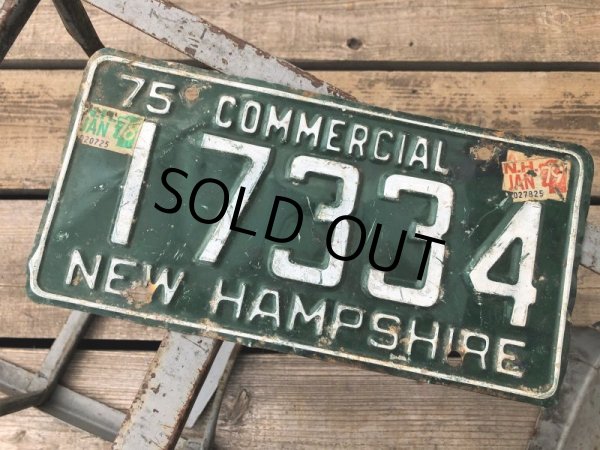 画像1: Vintage American License Number Plate I 7334 (B779)  (1)