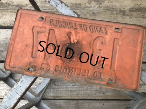 画像2: 60s Vintage American License Number Plate 1962 13 647 (B815)  (2)