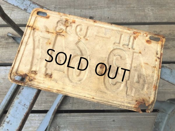 画像2: 50s Vintage American License Number Plate 1953 43 647 (B799)  (2)