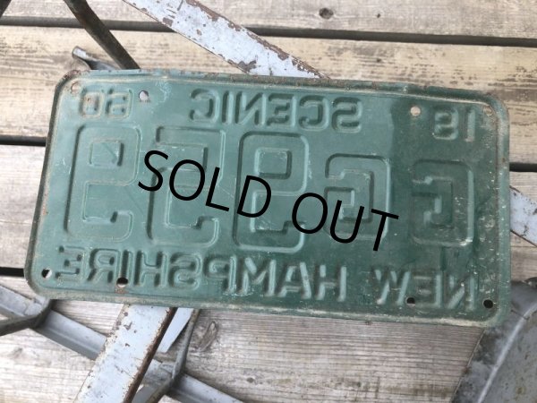 画像2: 60s Vintage American License Number Plate GG 959 (B784)  (2)