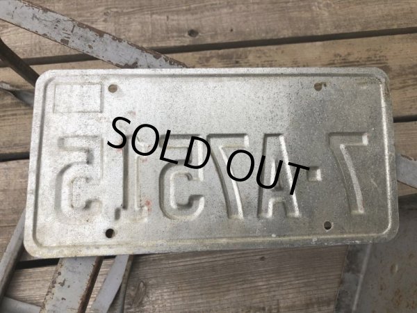 画像2: 90s Vintage American License Number Plate 7 A7515 (B796)  (2)