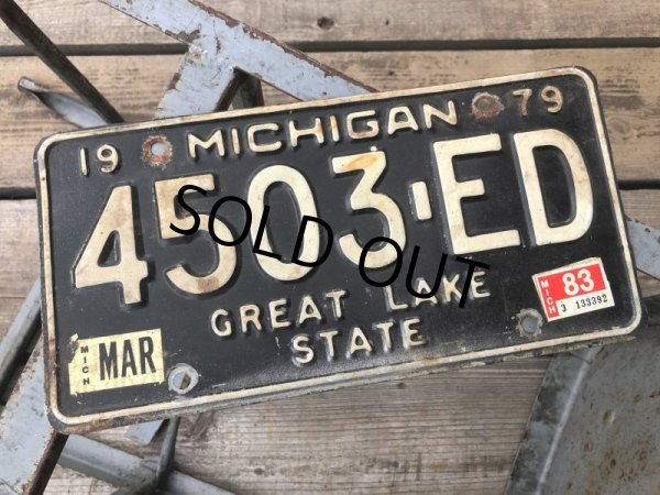 画像1: Vintage American License Number Plate 4503 ED (B781)  (1)