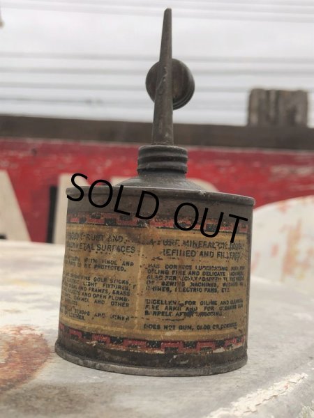 画像2: Antique Handy Oiler Lead Top Can FiNOL (B820) (2)