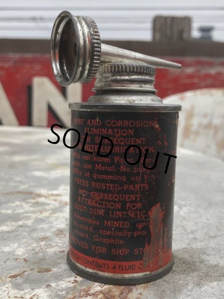 画像3: Antique Handy Oiler Lead Top Can GRAPHOL (B818) (3)