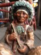 画像8: 70s Vintage Native American Indian Statue 24cm (B823) (8)